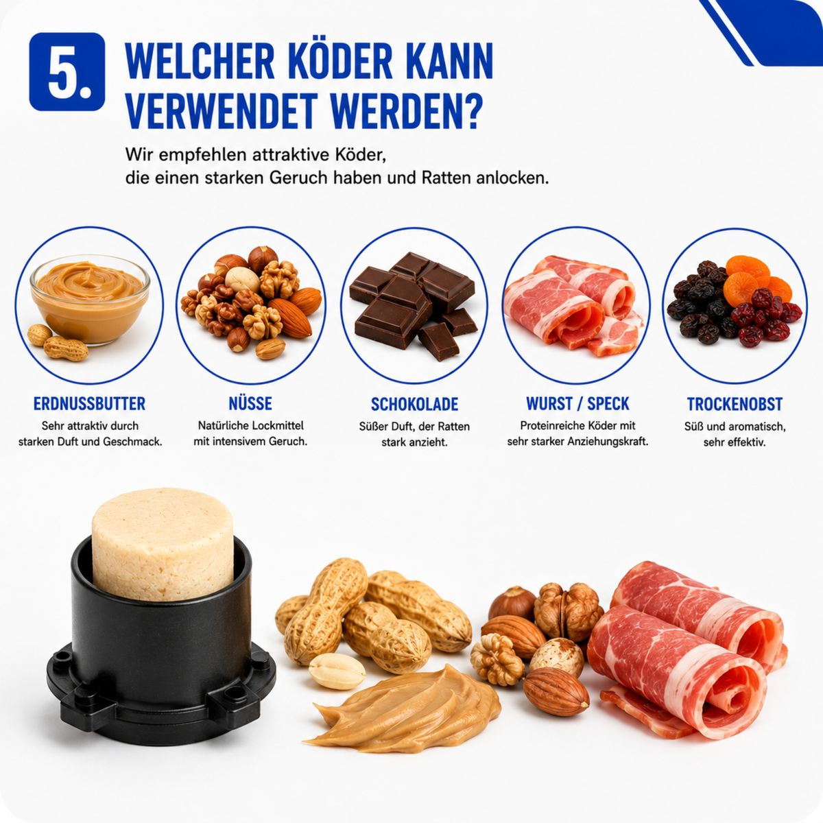 XXL Rattenfalle Groß 2er Set Rattenfalle Schlagfalle für große Ratten 21 cm